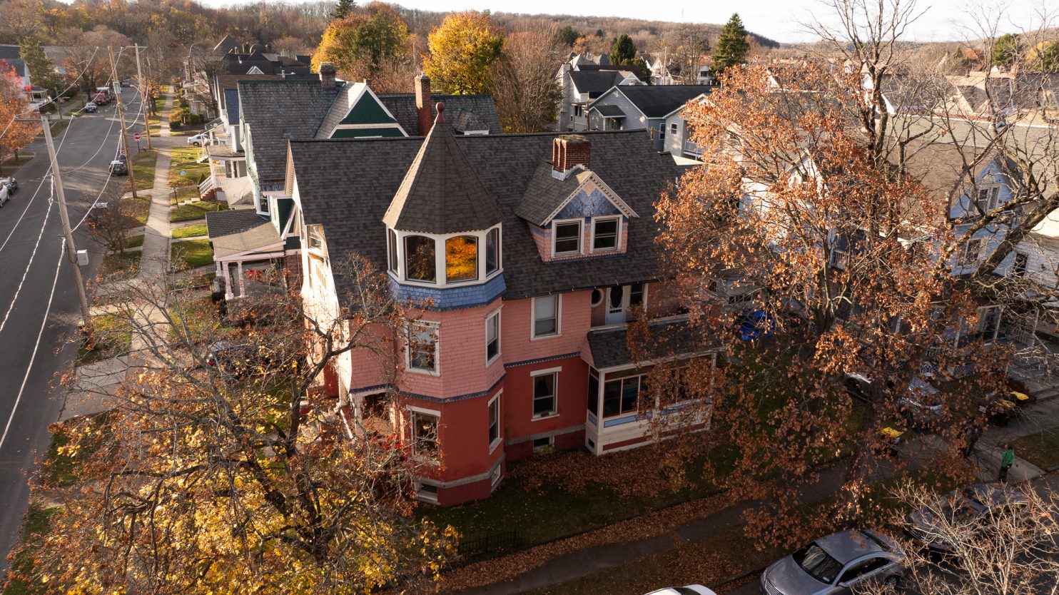Historic home in Albany NY with newly repaired roof