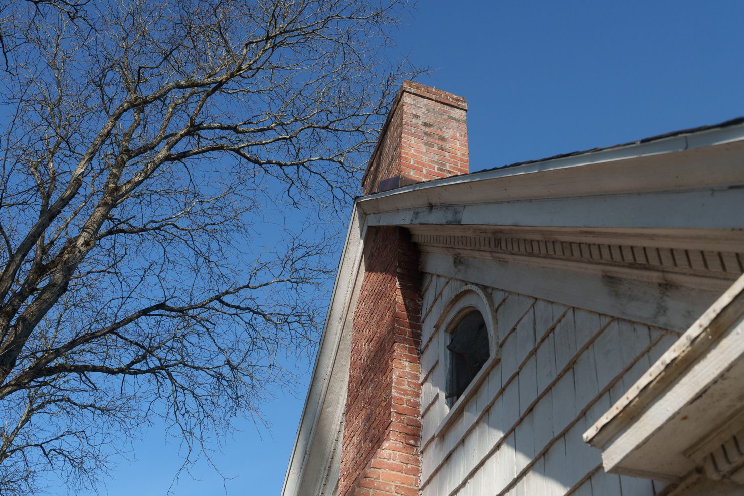 Chimney repair on historic home in Saratoga Springs NY