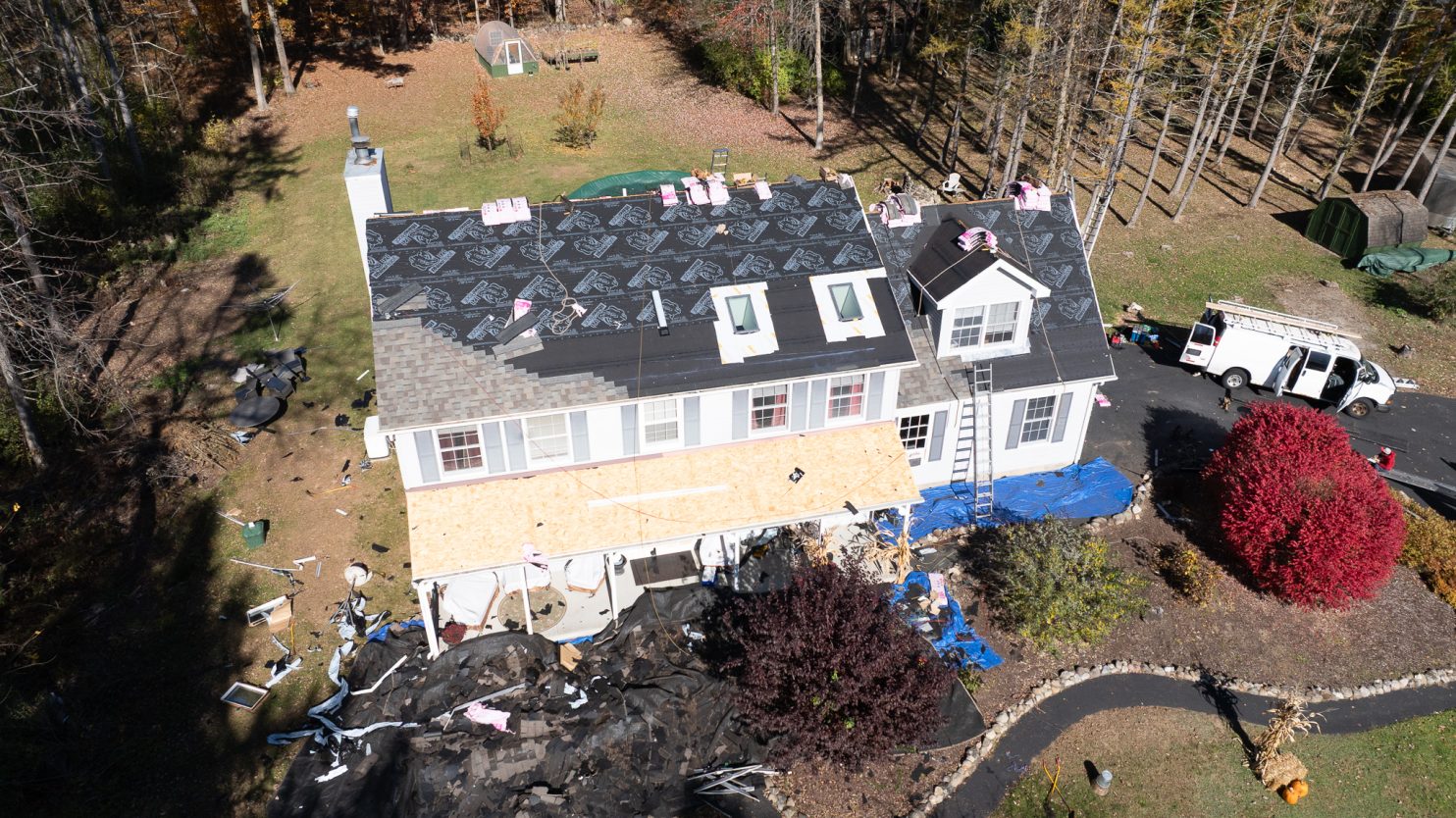 Historic home roof repair in downtown Poughkeepsie NY