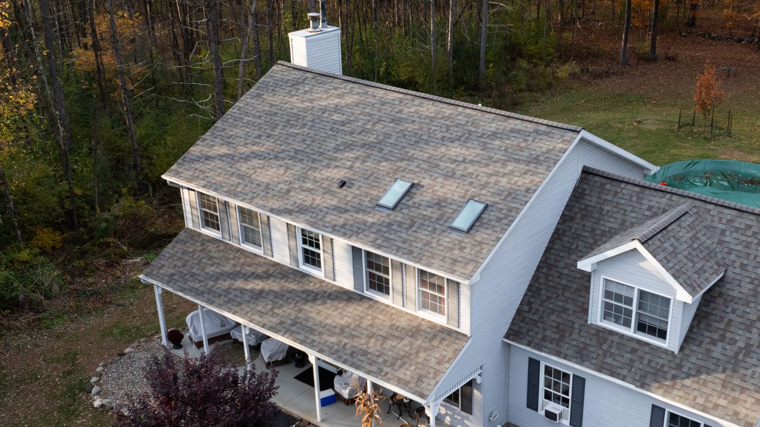 New skylight installed on a farmhouse roof in Austerlitz NY