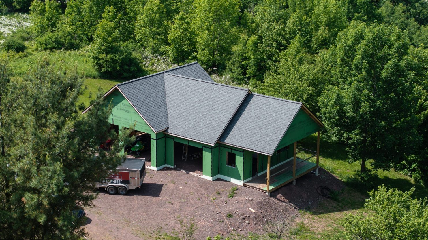 Roofers working on a residential home in East Fishkill NY