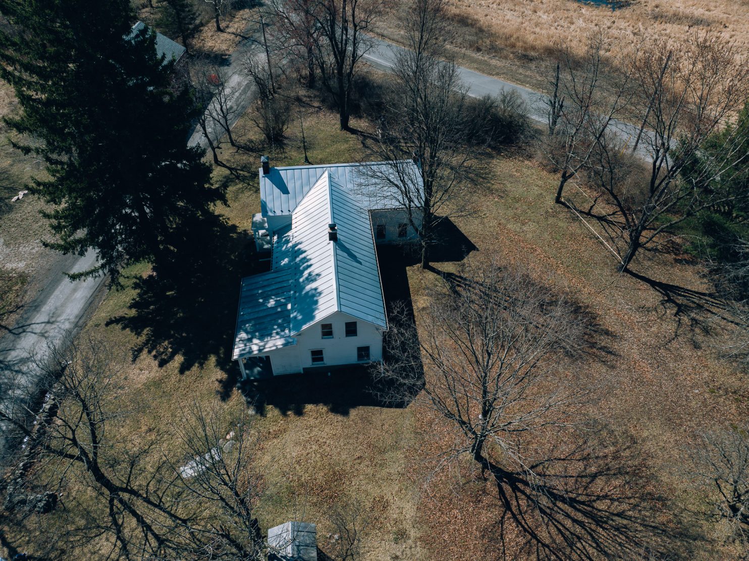 Metal roof installation on a historic home in Albany NY