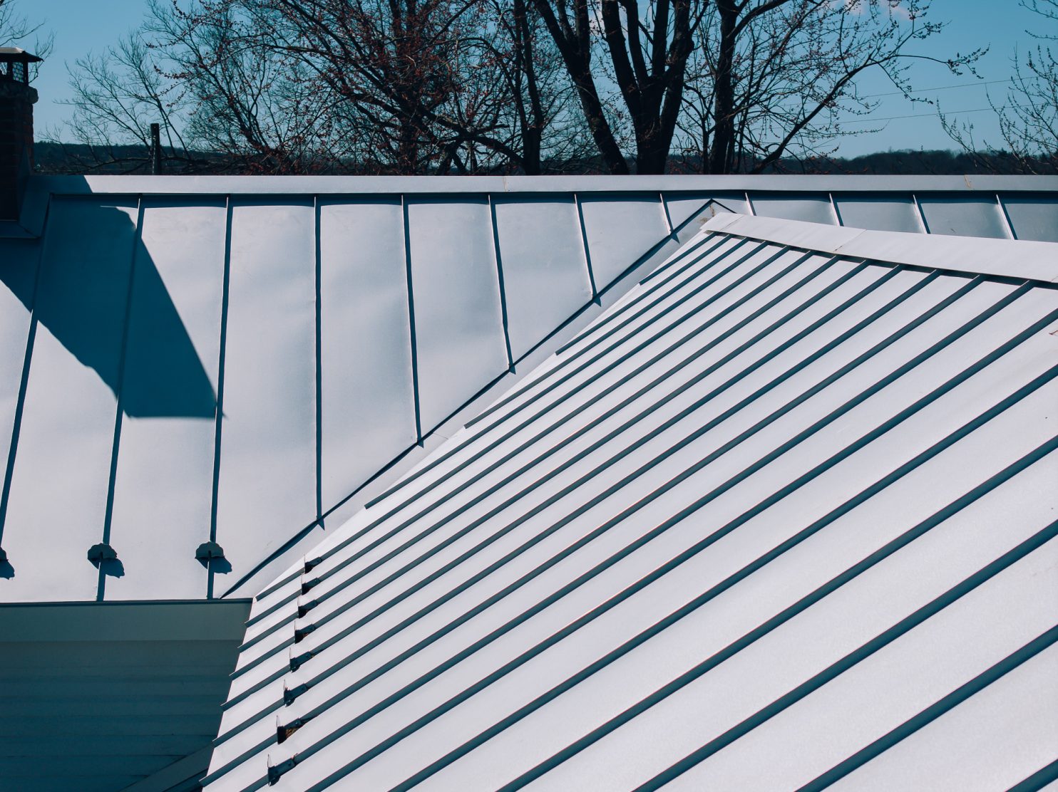 Metal roof installation on home in Hudson NY