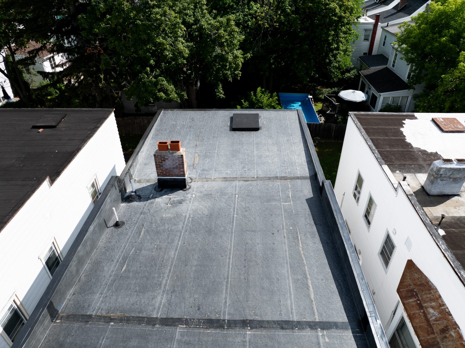EPDM roofing installed on commercial building in Washington NY
