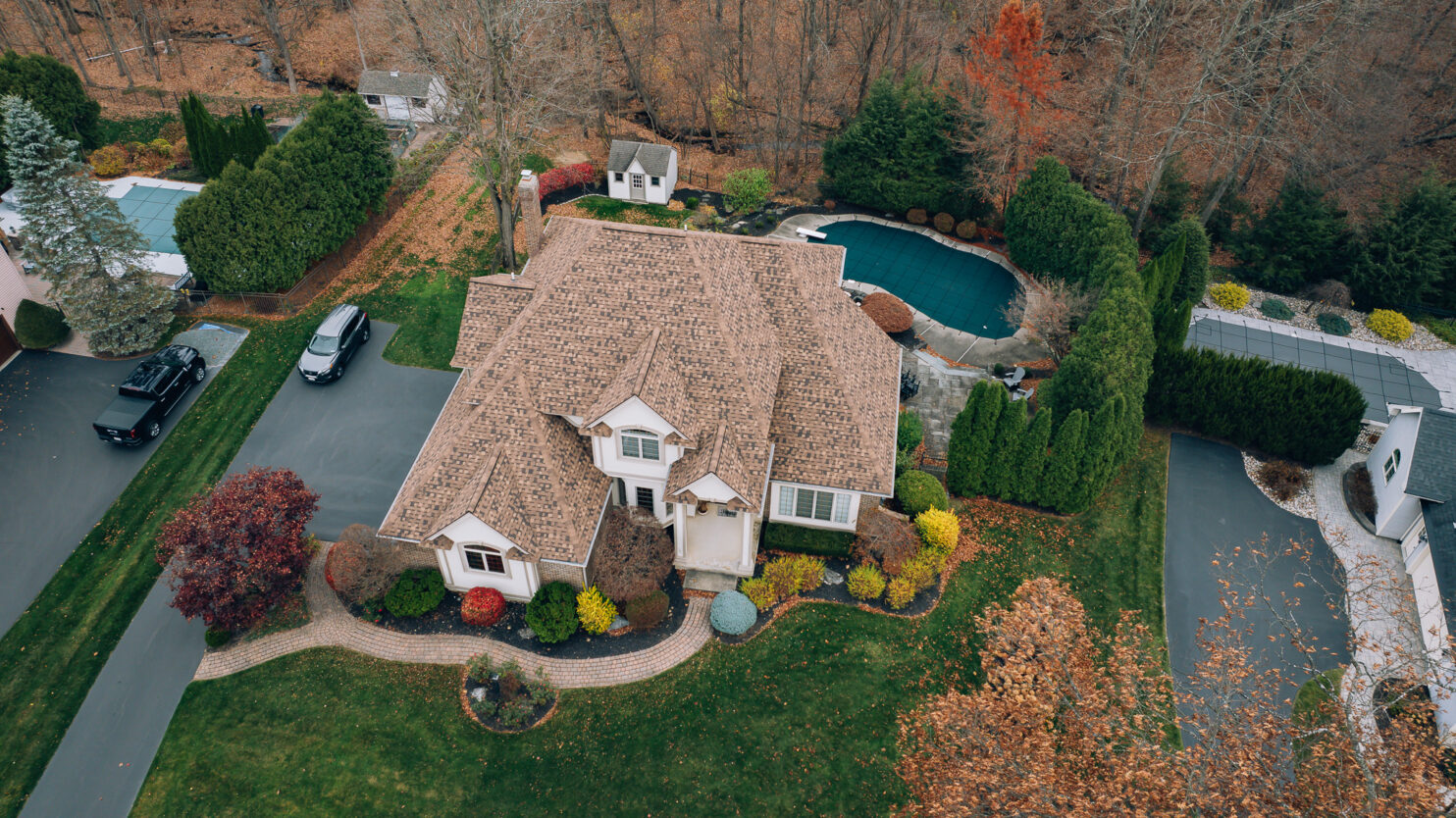 Local roofing company completing a shingle installation in Poughkeepsie NY