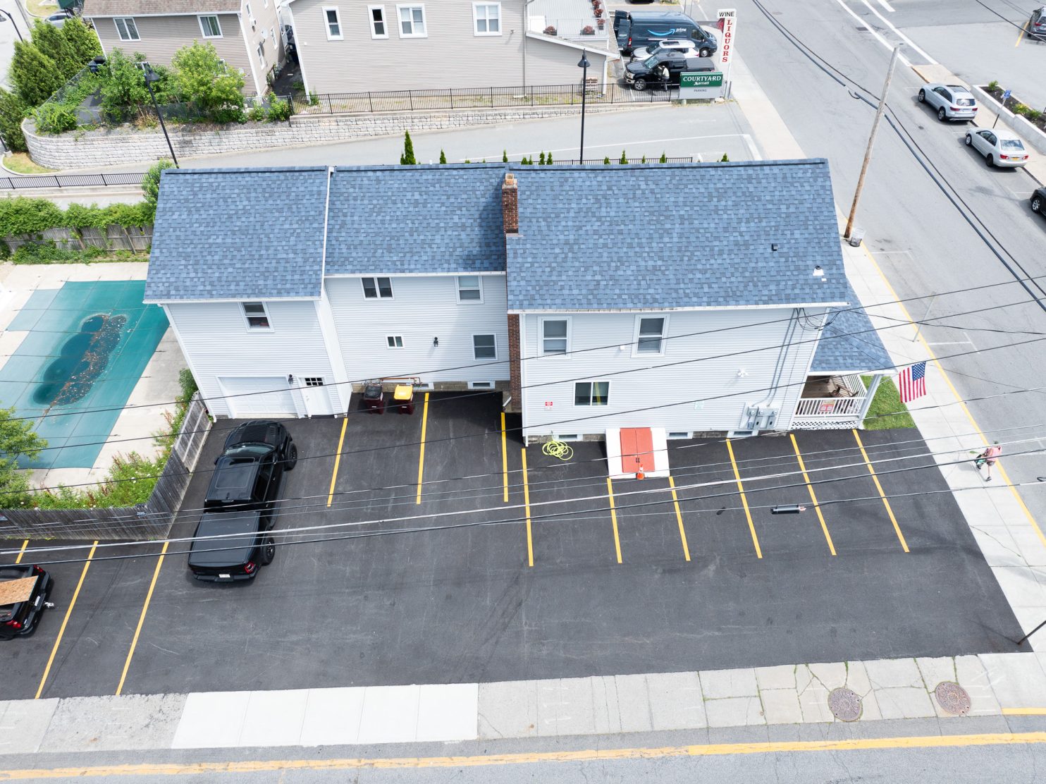 Commercial roofing installation on a multi-story building in Albany NY