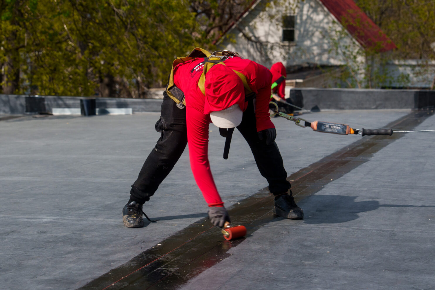 Commercial flat roof installation in Red Hook NY