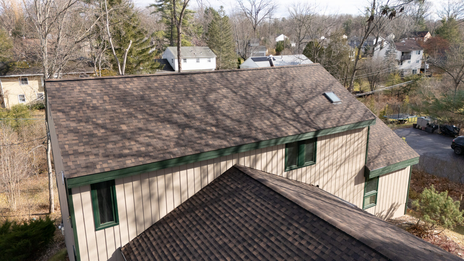 Roof repair in Coxsackie NY home during fall season