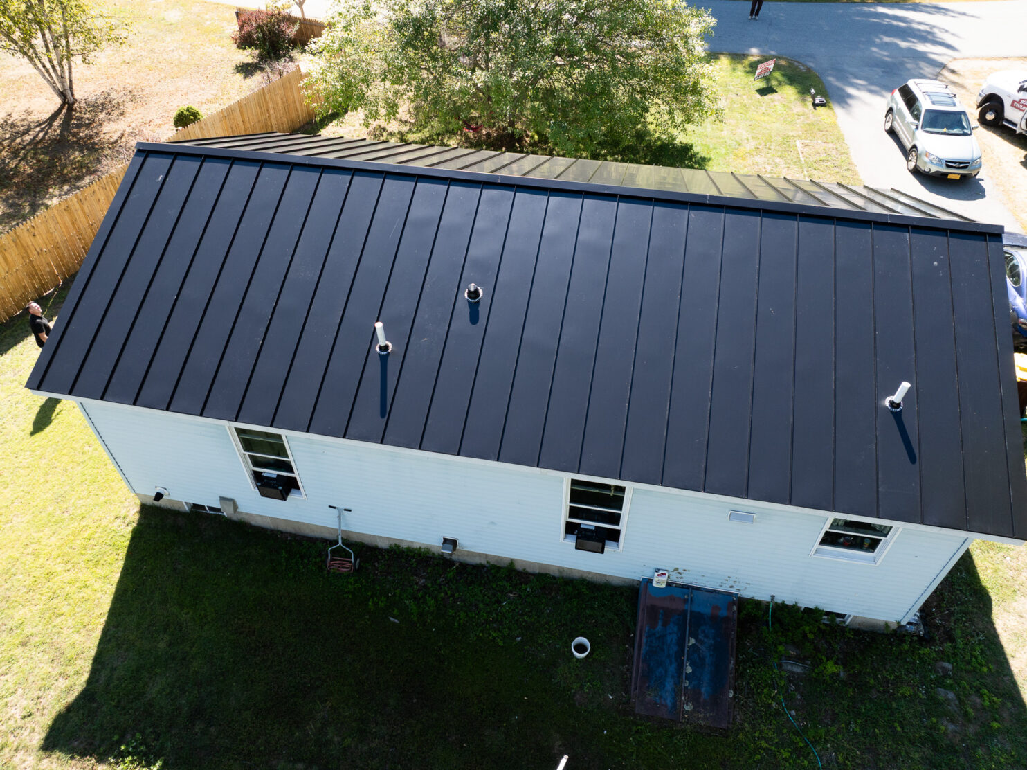 Roofing company preparing a Utica NY home for winter weather