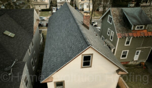 Stylish and durable roof installation in Saratoga Springs, NY, enhancing the home’s protection and appearance.