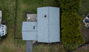 New roof installation in Johnstown, NY, featuring high-performance shingles.